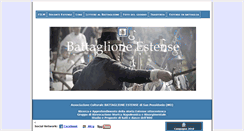 Desktop Screenshot of battaglioneestense.it